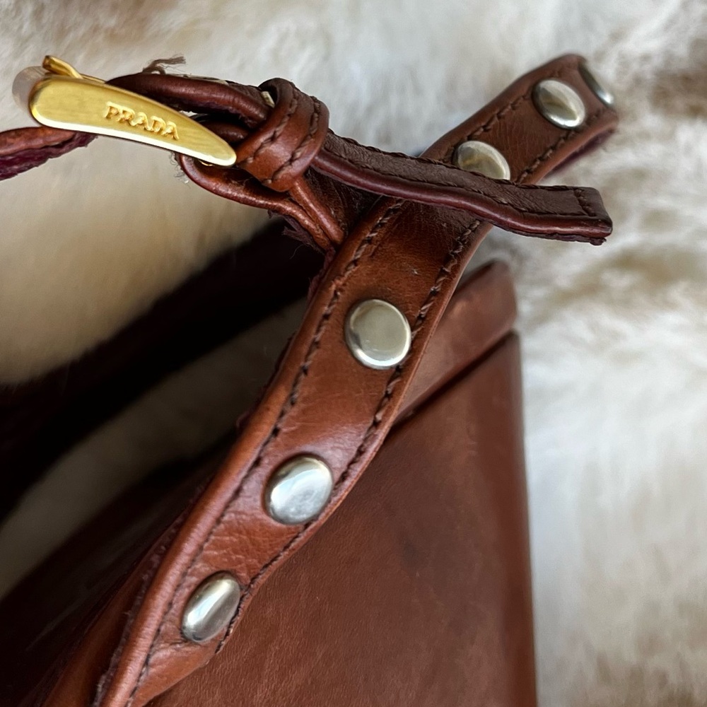 Prada Calzature Donna Brown Leather Heels - Picture 3 of 13